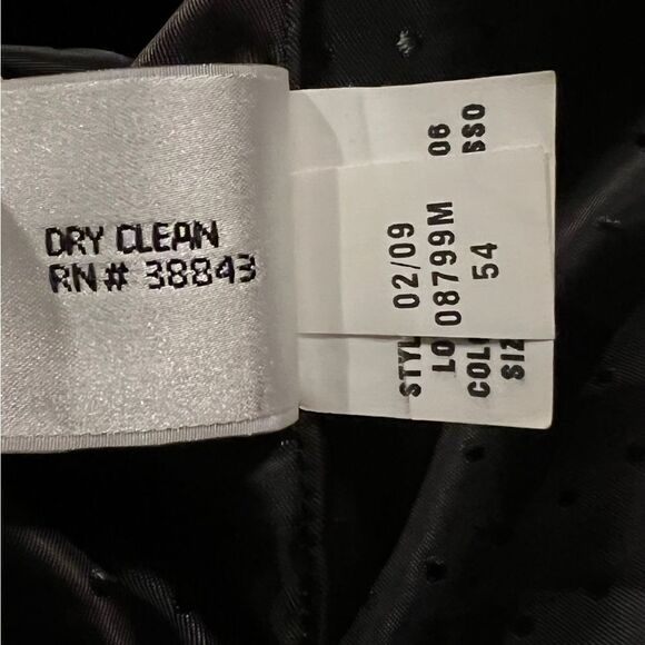 Larry Levine Vintage Espresso Brown Wool Single-Breasted Coat Sz 14 EUC - Picture 8 of 9